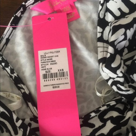NWT Lilly Pulitzer Parigi Maxi Dress XXS - Picture 5 of 5